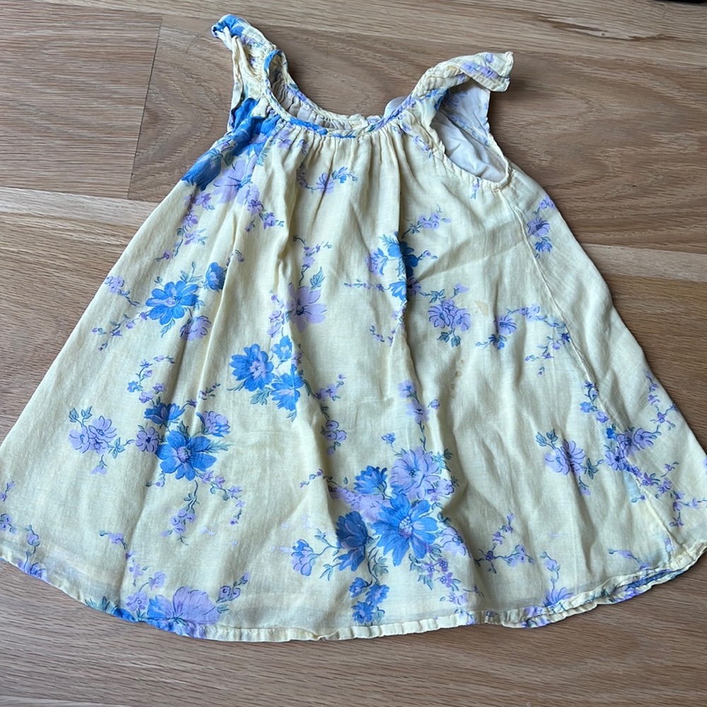 Yellow Floral Love Shack Fancy Dress